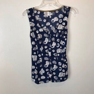 Anthropologie Edme & Esyllte Seashell Top